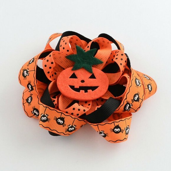 Halloween Hair Bows for Girls Halloween Gift for Daughter 6 Styles (10 of each) - Picture 1 of 12